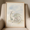 Sweet Mama and Baby Dragon Digital Art