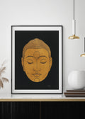 Golden Buddha Serenity Digital Art