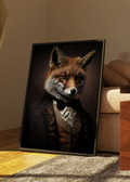 Aristocratic Fox Gentleman Digital Art