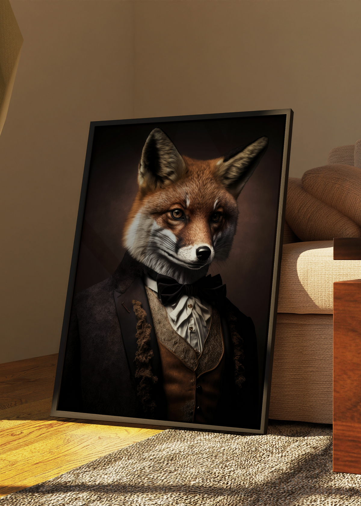 Aristocratic Fox Gentleman Digital Art