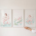 Enchanting Mermaid Trio Digital Art