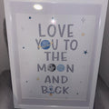 Love You To The Moon And Back Digital Nursery Art