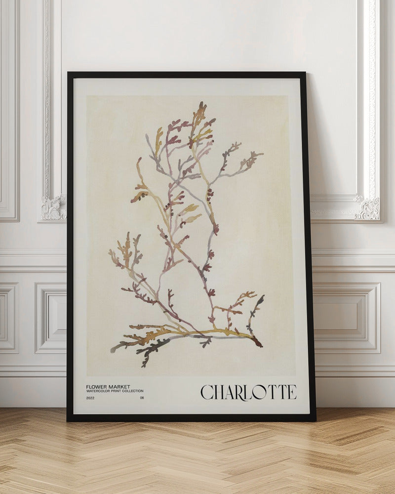 Charlotte Flower Market Botanical Digital Art