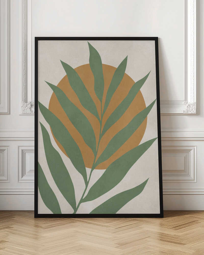 Boho Botanical Sun Digital Art Print
