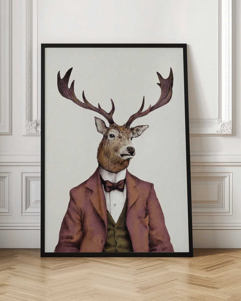 Gentleman Stag Digital Art Print