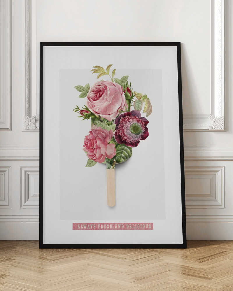 Floral Popsicle Sweet Treat Digital Art