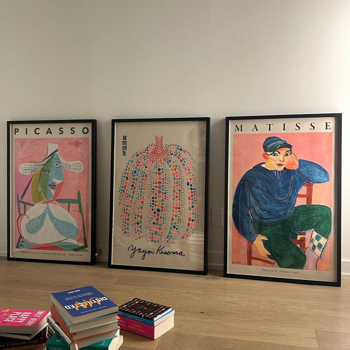 Famous Masterpieces Digital Art Trio