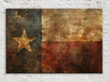 Rustic Texas Flag Digital Artwork