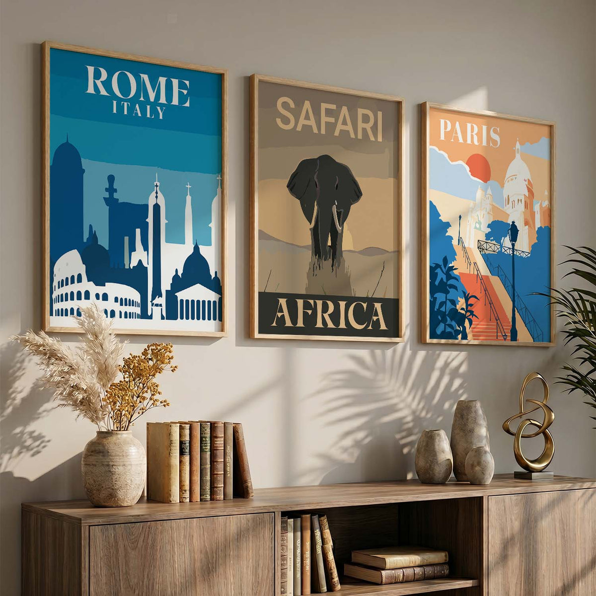 Wanderlust Travel Poster Trio