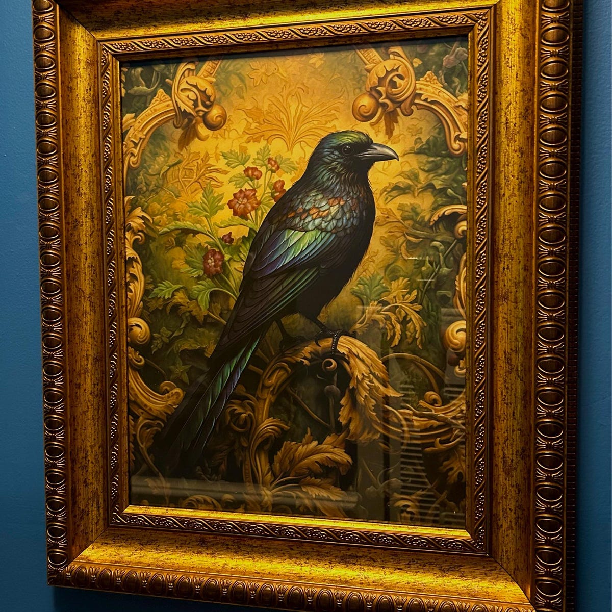 Gilded Crow Digital Artwork