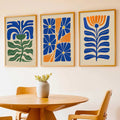 Abstract Botanical Trio Digital Art