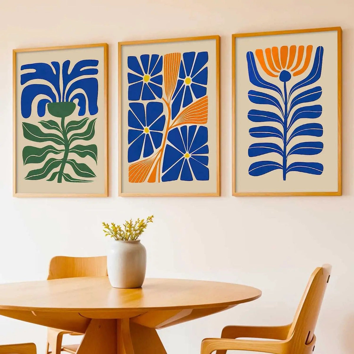 Abstract Botanical Trio Digital Art