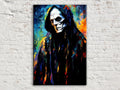 Abstract Grim Reaper Digital Wall Art