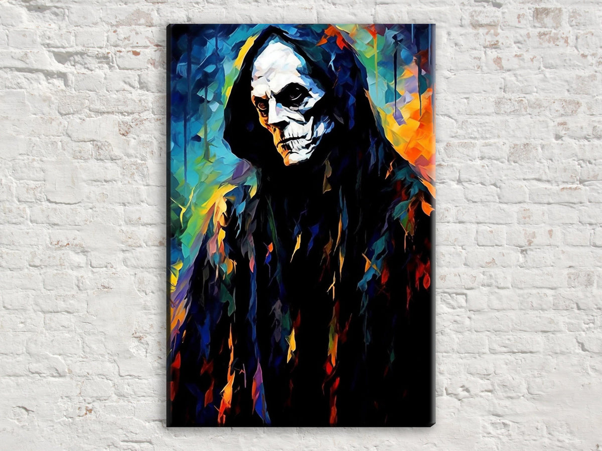Abstract Grim Reaper Digital Wall Art