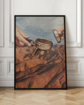 Surreal Coffee Landscape Digital Art Print