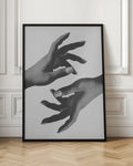 Minimalist Hands Digital Art