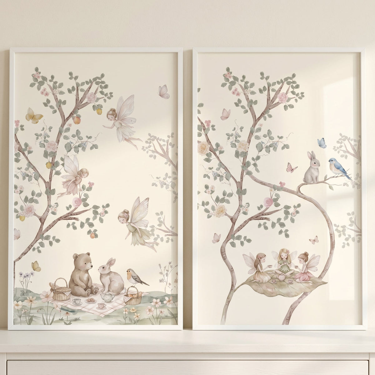 Magical Woodland Fairies Digital Art Set