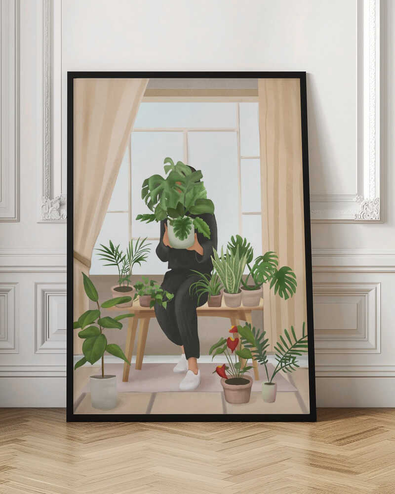 Botanical Bliss Digital Artwork