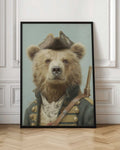 Captain Bear Digital Wall Art