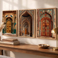 Majestic Indian Architecture Triptych Digital Art