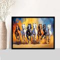 Galloping Horses Digital Art