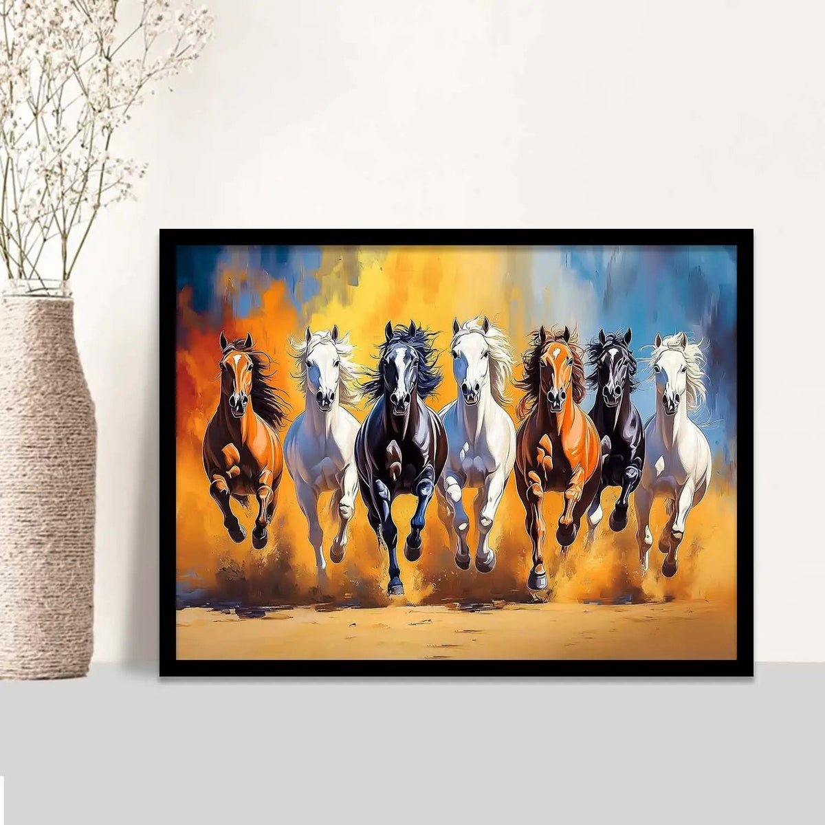 Galloping Horses Digital Art