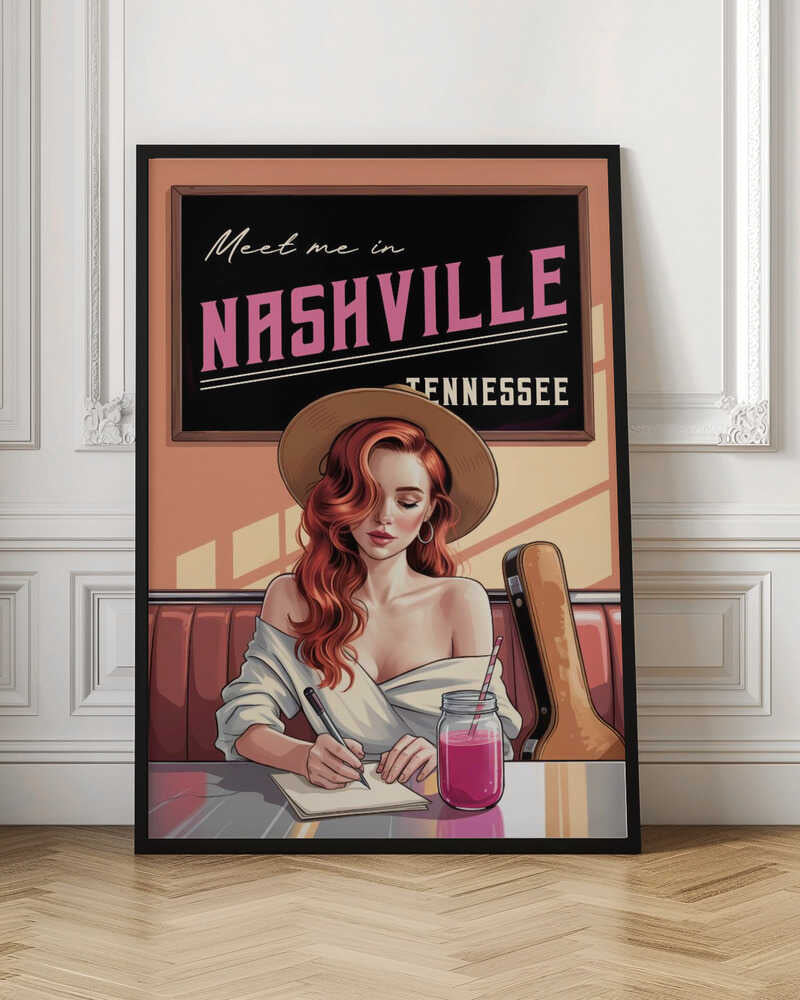 Meet Me in Nashville Digital Art Print