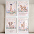 Safari Animal Nursery Bible Verse Digital Wall Art Set