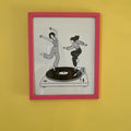 Dancing on Vinyl Digital Art Print