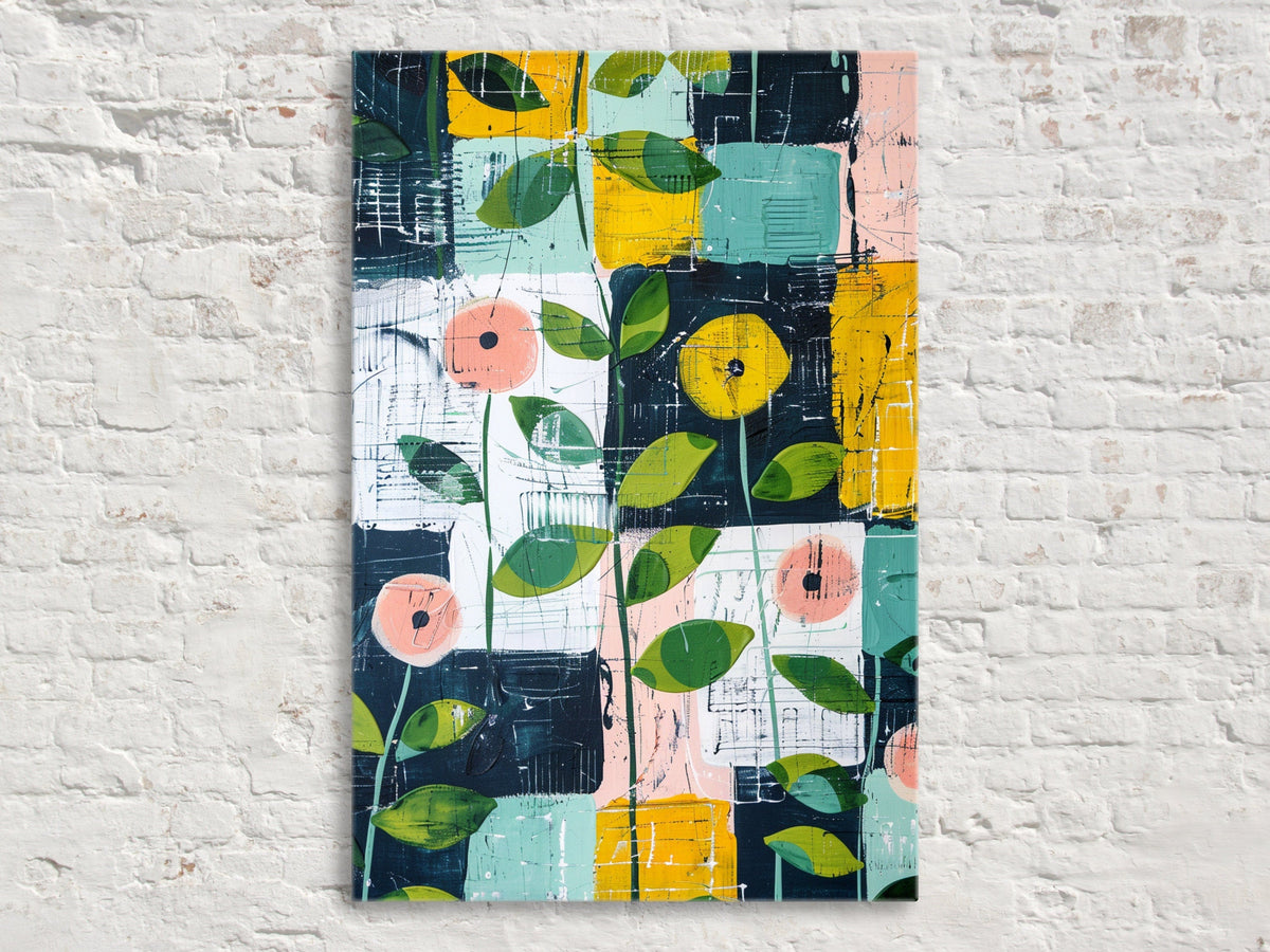 Abstract Botanical Garden Digital Art