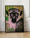 Abstract Jungle Monkey Digital Art