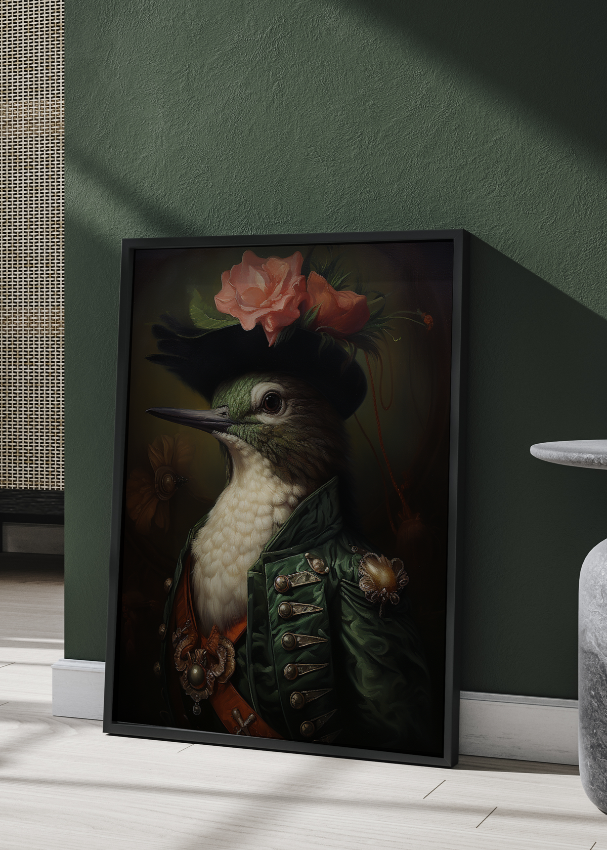 Aristocratic Hummingbird Portrait Digital Download