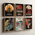 Vintage Japanese Travel Poster Collection