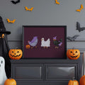 Spooky Chickens Halloween Digital Art