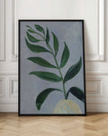 Botanical Sage Leafy Branch Digital Art Print