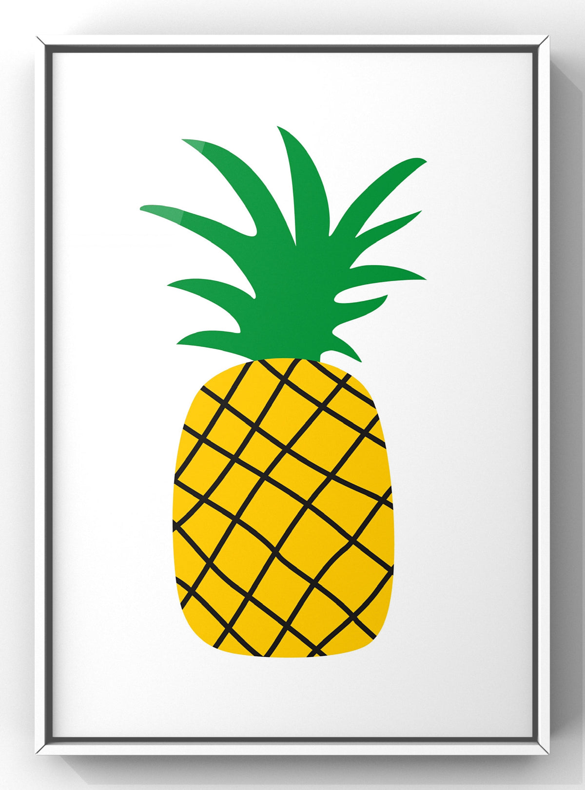 Sunny Pineapple Digital Art