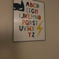 Superhero Alphabet Kids Room Digital Art