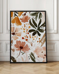 Boho Botanical Floral Digital Artwork