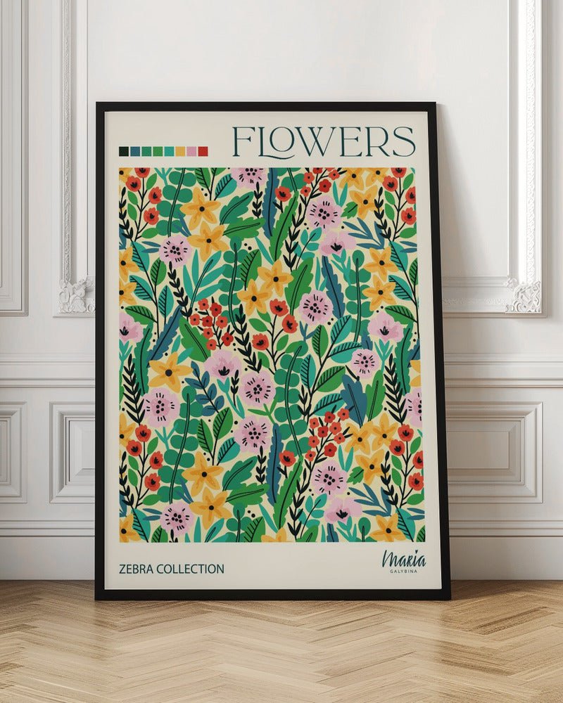 Botanical Flowers Digital Wall Art