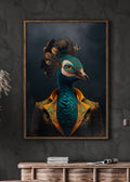 Regal Peacock Gentleman Digital Art