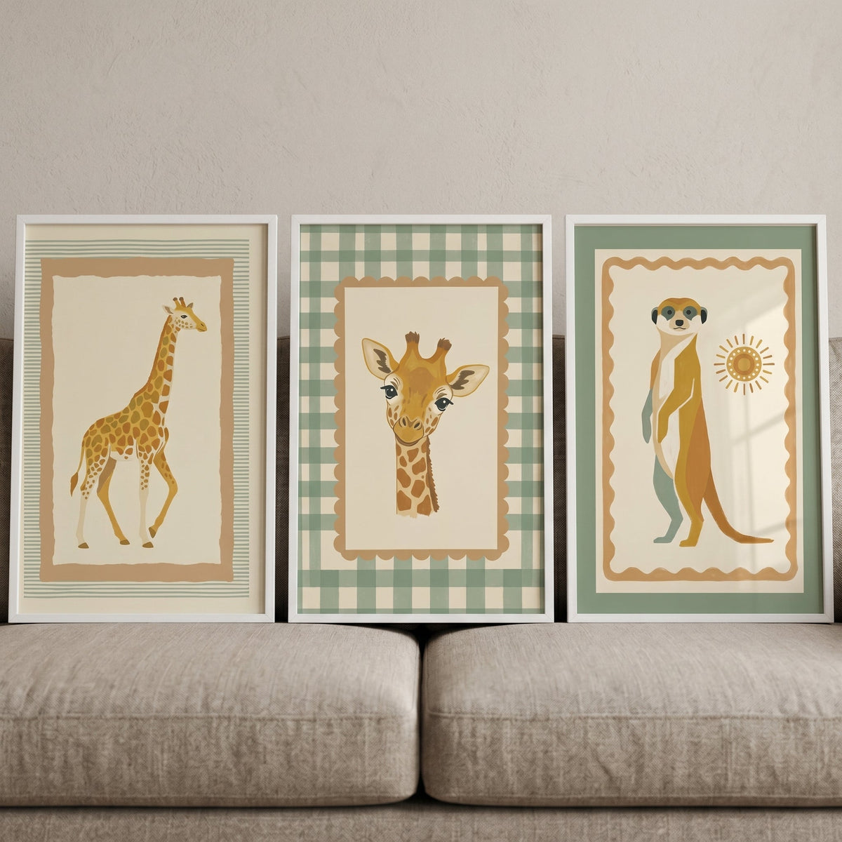 Safari Animals Digital Art Set