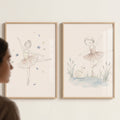 Ballerina Dreams Watercolor Digital Art Set