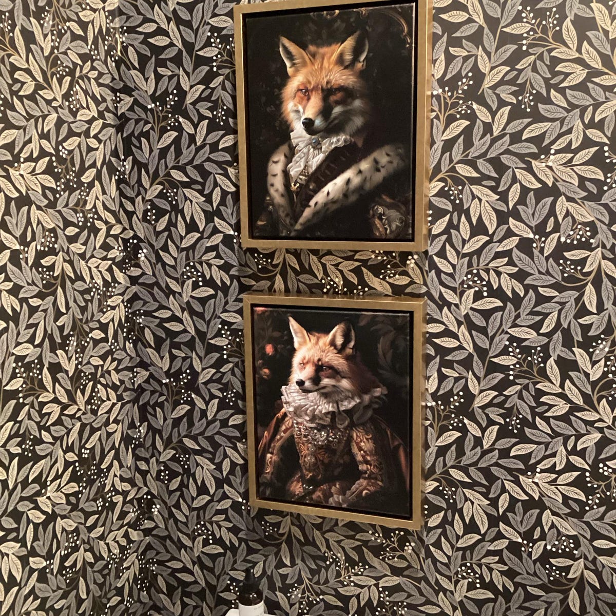 Aristocratic Fox Digital Portrait Set