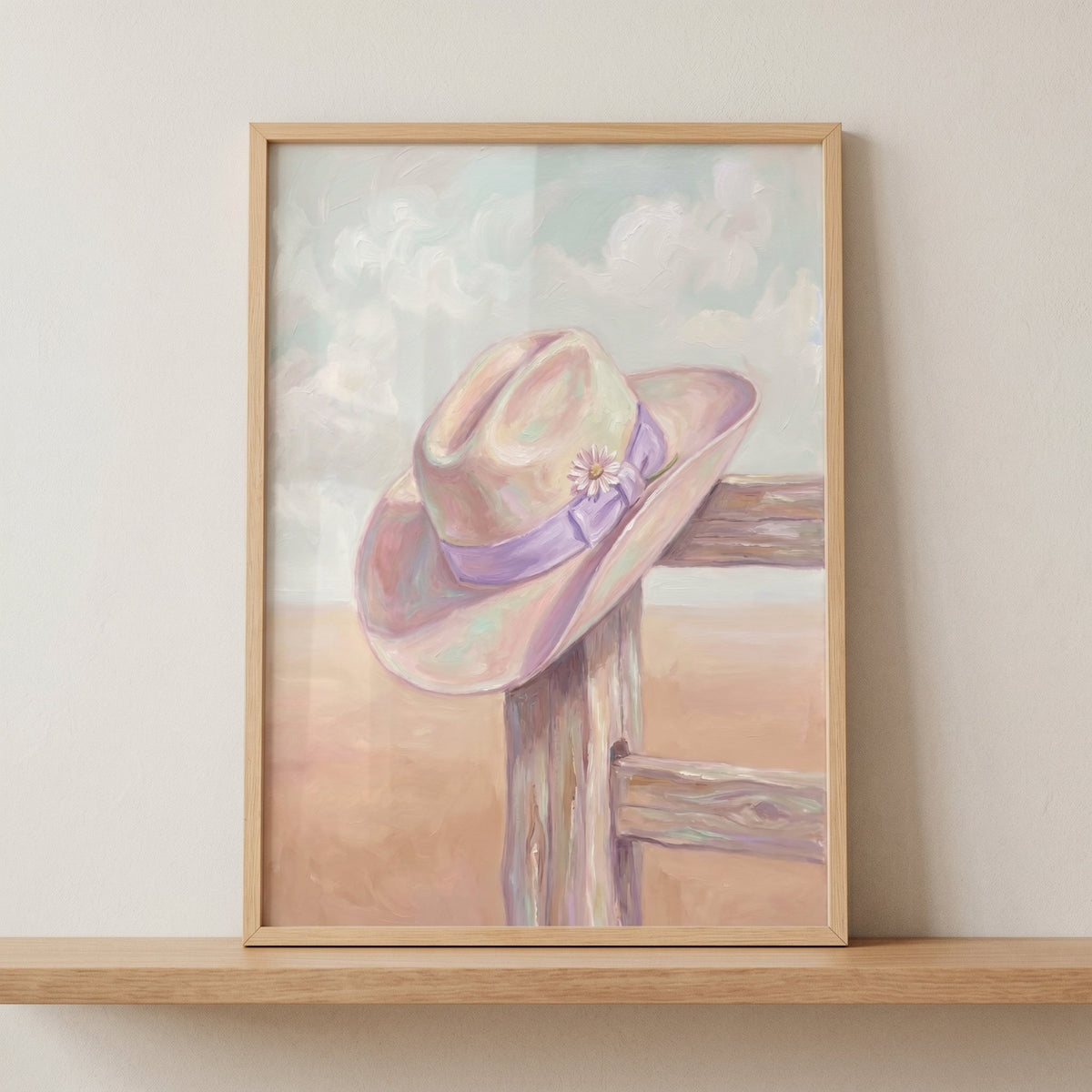 Pastel Cowboy Hat Digital Art
