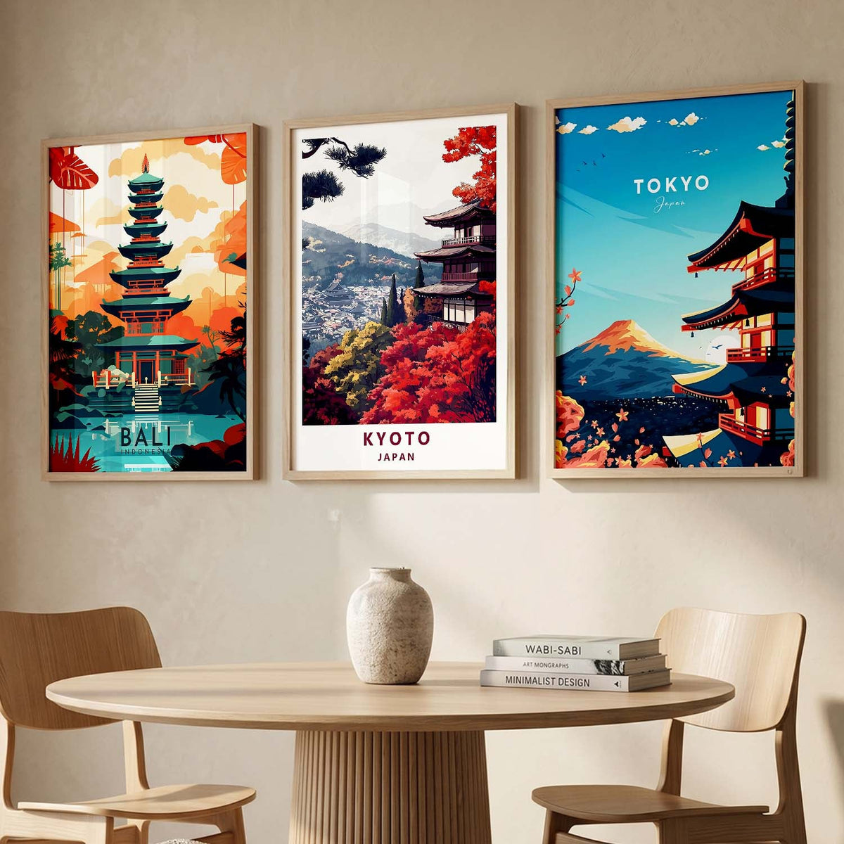 Japan Travel Poster Trio