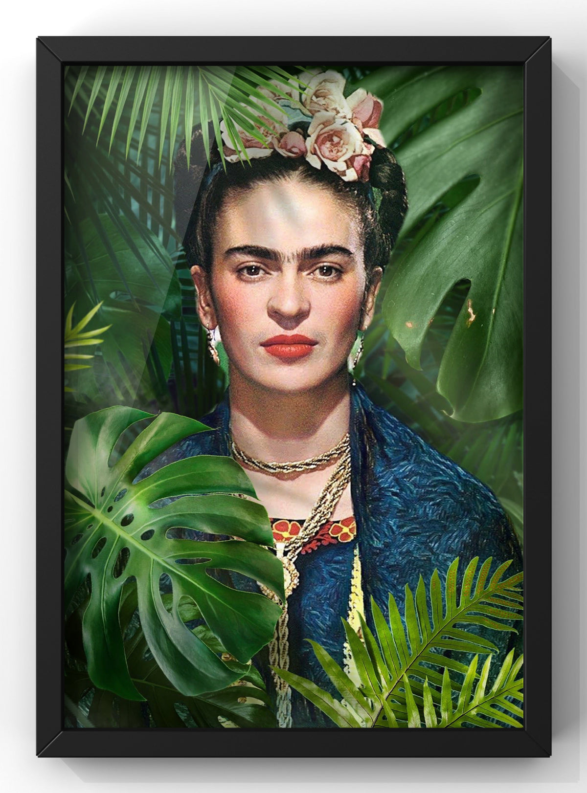 Frida Kahlo Tropical Jungle Digital Art