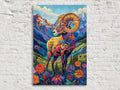 Vibrant Mountain Ram Digital Art