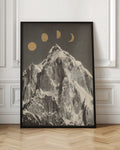 Celestial Mountain Peaks Digital Art