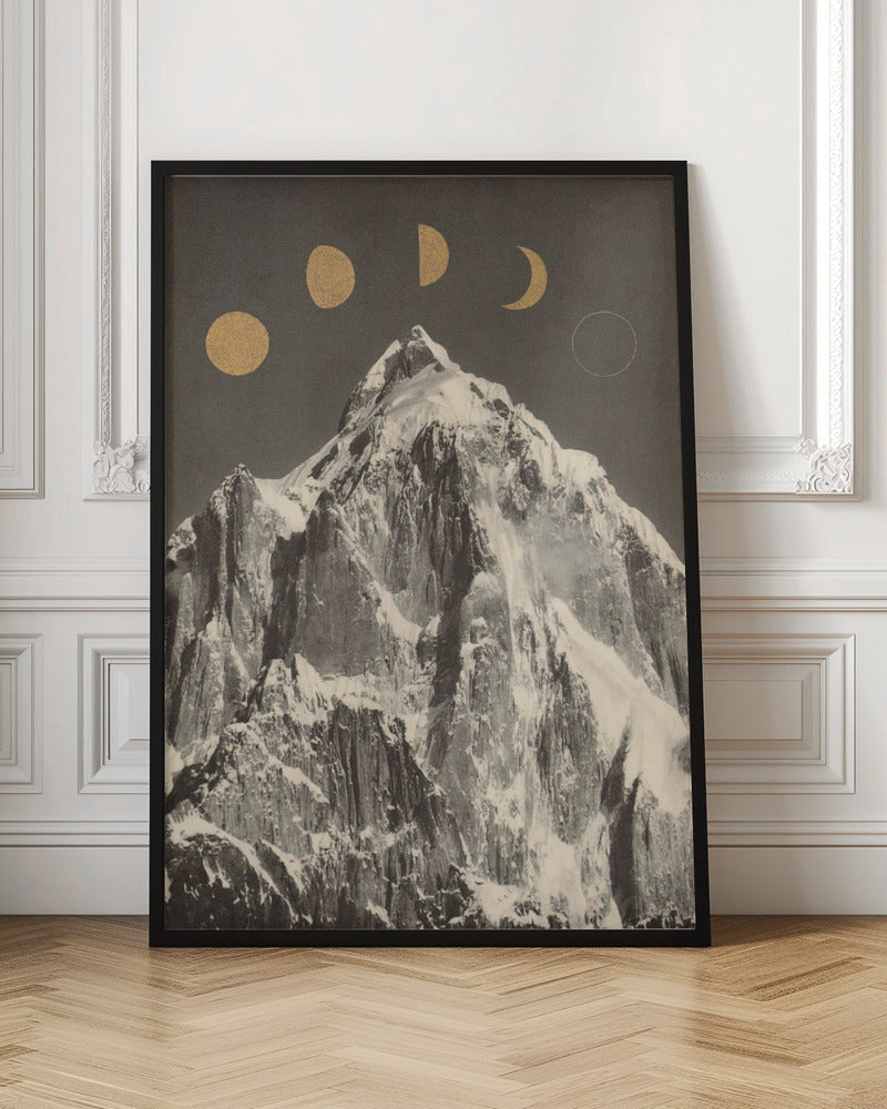 Celestial Mountain Peaks Digital Art