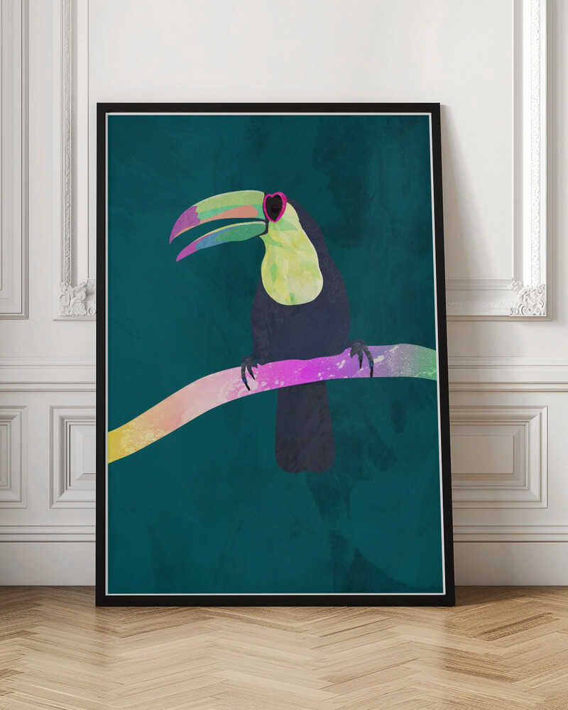 Vibrant Toucan Digital Artwork